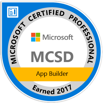MCSD App Builder Badge